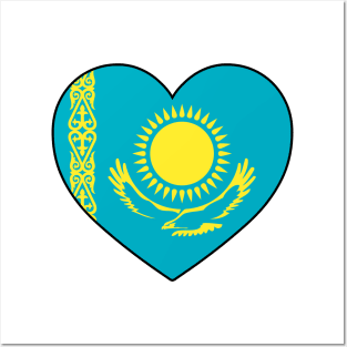 Heart - Kazakhstan Posters and Art